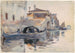 Ponte Panada Fondamenta Nuove Venise - John Singer Sargent — visning af kunstværket