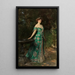 Portrait af Millicent Leveson-Gower, hertuginde af Sutherland 1867-1955 - John Singer Sargent — indrammet kunstværk på væggen