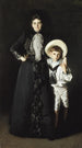 Portrait af fru Edward L Davis og hendes søn Livingston Davis - John Singer Sargent — visning af kunstværket