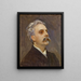 Portrait af Gabriel Fauré - John Singer Sargent — indrammet kunstværk på væggen