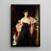 Portrait af Helen Vincent vicomtesse d'Abernon - John Singer Sargent — indrammet kunstværk på væggen