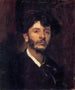 Portrait af Jean Joseph Marie Carriès - John Singer Sargent — visning af kunstværket
