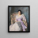 Portrait af Lady Agnew af Lochnaw 1865-1932 - John Singer Sargent — indrammet kunstværk på væggen