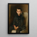 Portrait af Lancelot Allen - John Singer Sargent — indrammet kunstværk på væggen