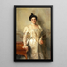 Portrait af fru Asher B Wertheimer - John Singer Sargent — indrammet kunstværk på væggen