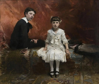 Portrait af Édouard og Marie-Louise Pailleron - John Singer Sargent — visning af kunstværket