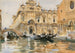 Rio dei Mendicanti, Venedig - John Singer Sargent — visning af kunstværket