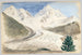 Glacier de Roseg Pontresina - John Singer Sargent — visning af kunstværket