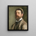 Selvportræt - John Singer Sargent — indrammet kunstværk på væggen