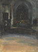 Spansk kirkesindretning - John Singer Sargent — visning af kunstværket