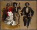 Studie for siddende figurer til El Jale - John Singer Sargent — visning af kunstværket