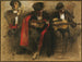Studie for siddende musikere til El Jaleo - John Singer Sargent — visning af kunstværket