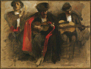 John Singer Sargent - Study for Seated Musicians for El Jaleo.webp