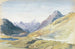 Sommet du col de la Bernina - John Singer Sargent — visning af kunstværket