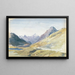 Sommet du col de la Bernina - John Singer Sargent — indrammet kunstværk på væggen