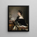 Sybil Frances Grey, senere Lady Eden - John Singer Sargent — indrammet kunstværk på væggen