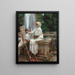 La Fontaine Villa Torlonia Frascati Italien - John Singer Sargent — indrammet kunstværk på væggen