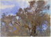 Cimes d'arbres contre le ciel - John Singer Sargent — visning af kunstværket