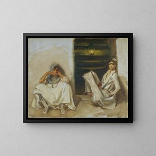 To arabiske kvinder - John Singer Sargent — indrammet kunstværk på væggen