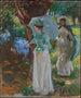 To piger med parasoller - John Singer Sargent — visning af kunstværket