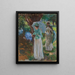 To piger med parasoller - John Singer Sargent — indrammet kunstværk på væggen
