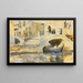 Pont de Venise med personer - John Singer Sargent — indrammet kunstværk på væggen