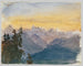 Vue fra Pilatus-bjerget - John Singer Sargent — visning af kunstværket