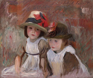 Børne i landsbyen - John Singer Sargent — visning af kunstværket