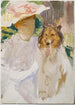 Kvinde med collie - John Singer Sargent — visning af kunstværket