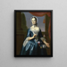 Anne Fairchild Bowler Mme Metcalf Bowler - John Singleton Copley — indrammet kunstværk på væggen
