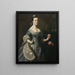 Hannah Loring - John Singleton Copley — indrammet kunstværk på væggen