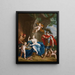 Mars, Venus og Vulcan maleri, Vulcains smedje - John Singleton Copley — indrammet kunstværk på væggen