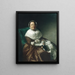 Mme Sylvanus Bourne - John Singleton Copley — indrammet kunstværk på væggen