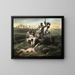 Watson og hajen - John Singleton Copley — indrammet kunstværk på væggen