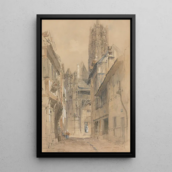 John Skinner Prout - The Church of St Laurent.webp