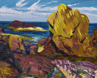 Roche jaune à Gloucester - John Sloan — visning af kunstværket