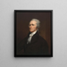 Alexandre Hamilton - John Trumbull — indrammet kunstværk på væggen
