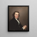 Dr Lemuel Hopkins - John Trumbull — indrammet kunstværk på væggen