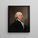 George Washington - John Trumbull — indrammet kunstværk på væggen