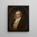 Portrait af en mand - John Trumbull — indrammet kunstværk på væggen