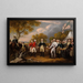 La reddition du général Burgoyne à Saratoga le 16 octobre - John Trumbull — indrammet kunstværk på væggen