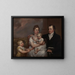 La famille Vernet - John Trumbull — indrammet kunstværk på væggen
