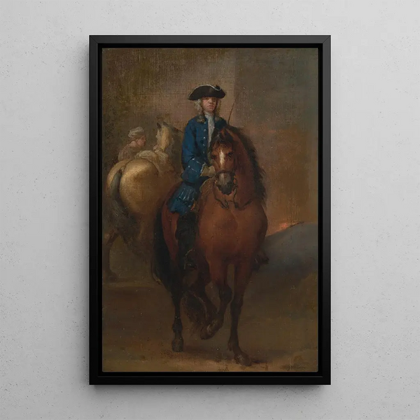 John Vanderbank - Young Gentleman Riding a Schooled Horse.webp