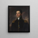 Colonel George Gibbs III - John Vanderlyn — indrammet kunstværk på væggen