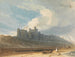 Château de Bamburgh, Northumberland - John Varley — visning af kunstværket