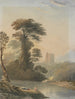 Vue de Capriccio sur la Tamise près de Windsor - John Varley — visning af kunstværket