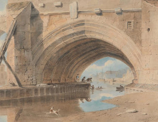 John Varley - Under the Ouse Bridge Bathing.webp
