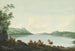 Le lac Windermere depuis Rawlinson's Nab, der vender sig mod bunden af søen - John Warwick Smith — visning af kunstværket
