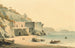 La baie de Naples depuis la plage de Posillipo - John Warwick Smith — visning af kunstværket