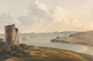 John Warwick Smith - View from the Vidette Near Hakin on Signal Hill Looking Beyond Nangle Point and Thorn Island Pembrokeshire.webp